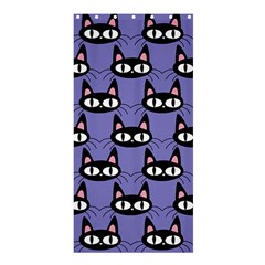 Cute Black Cat Pattern Shower Curtain 36  X 72  (stall) 