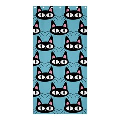 Cute Black Cat Pattern Shower Curtain 36  X 72  (stall) 