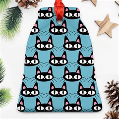 Cute Black Cat Pattern Ornament (bell)