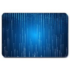 Abstract Rain Space Large Doormat 