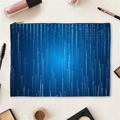 Abstract Rain Space Cosmetic Bag (xl)