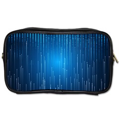 Abstract Rain Space Toiletries Bag (one Side)