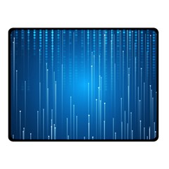 Abstract Rain Space Fleece Blanket (small)