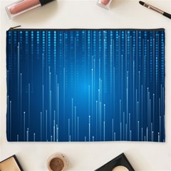 Abstract Rain Space Cosmetic Bag (xxxl)