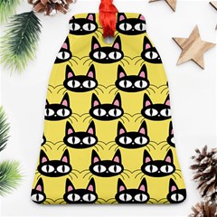 Cute Black Cat Pattern Ornament (bell)