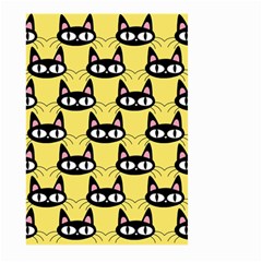 Cute Black Cat Pattern Large Garden Flag (two Sides)