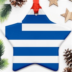 Greece Flag Greek Flag Ornament (Star)