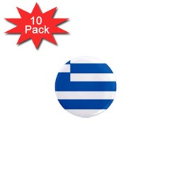 Greece Flag Greek Flag 1  Mini Magnet (10 Pack)  by FlagGallery