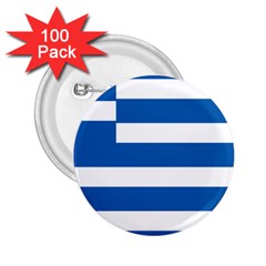 Greece Flag Greek Flag 2 25  Buttons (100 Pack)  by FlagGallery