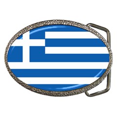 Greece Flag Greek Flag Belt Buckles by FlagGallery