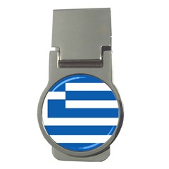 Greece Flag Greek Flag Money Clips (round)  by FlagGallery