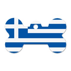 Greece Flag Greek Flag Dog Tag Bone (One Side)