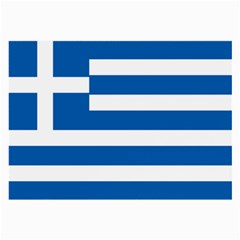 Greece Flag Greek Flag Large Glasses Cloth (2 Sides)