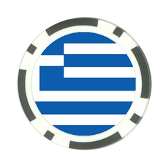 Greece Flag Greek Flag Poker Chip Card Guard