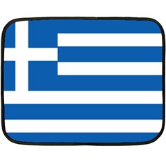 Greece Flag Greek Flag Fleece Blanket (Mini)