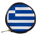 Greece Flag Greek Flag Mini Makeup Bag Back