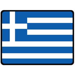 Greece Flag Greek Flag Fleece Blanket (large) 