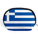 Greece Flag Greek Flag Accessory Pouch (Medium) Front