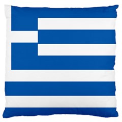 Greece Flag Greek Flag Standard Flano Cushion Case (one Side) by FlagGallery