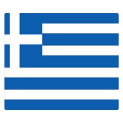 Greece Flag Greek Flag Double Sided Flano Blanket (Small) 