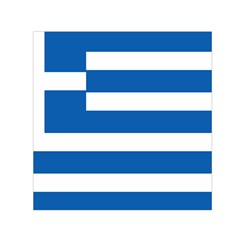 Greece Flag Greek Flag Small Satin Scarf (Square)