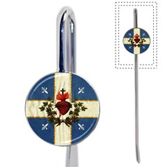 Quebec Flag Drapeau Québec Patriote Carillon Sacré-coeur Christian Catholic Old Vintage With Fleurs De Lys Book Mark by Quebec