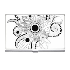 Floral Design Business Card Holder by FantasyWorld7