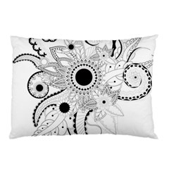 Floral Design Pillow Case by FantasyWorld7