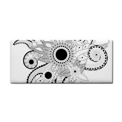 Floral Design Hand Towel by FantasyWorld7