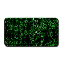 Abstract Plaid Green Medium Bar Mats by HermanTelo