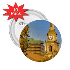 San Francisco De Alameda Church, Santiago De Chile 2 25  Buttons (10 Pack)  by dflcprintsclothing