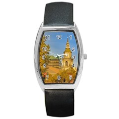 San Francisco De Alameda Church, Santiago De Chile Barrel Style Metal Watch by dflcprintsclothing