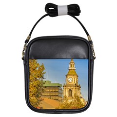 San Francisco De Alameda Church, Santiago De Chile Girls Sling Bag by dflcprintsclothing