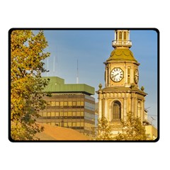 San Francisco De Alameda Church, Santiago De Chile Fleece Blanket (small) by dflcprintsclothing