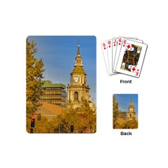 San Francisco De Alameda Church, Santiago De Chile Playing Cards Single Design (mini) by dflcprintsclothing