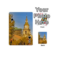 San Francisco De Alameda Church, Santiago De Chile Playing Cards 54 Designs (mini) by dflcprintsclothing