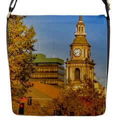 San Francisco De Alameda Church, Santiago De Chile Flap Closure Messenger Bag (s) by dflcprintsclothing