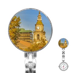 San Francisco De Alameda Church, Santiago De Chile Stainless Steel Nurses Watch by dflcprintsclothing