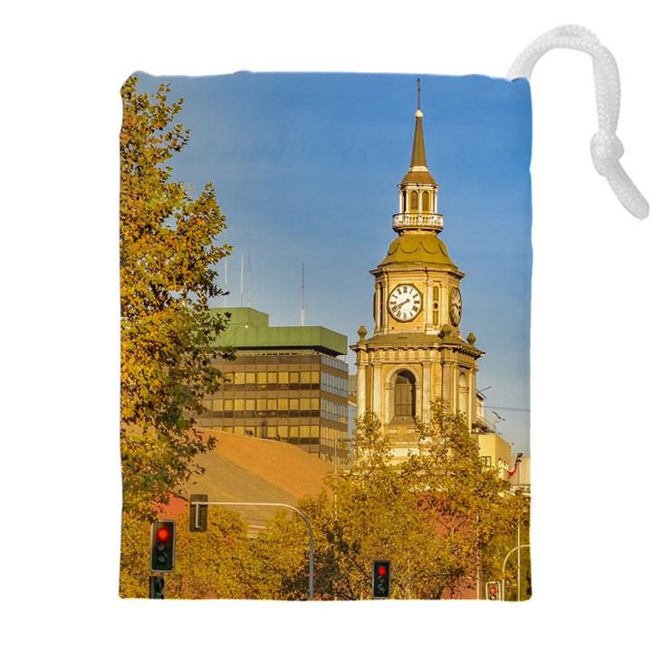 San Francisco de Alameda Church, Santiago de Chile Drawstring Pouch (4XL)