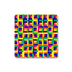 Ab 77 Square Magnet by ArtworkByPatrick