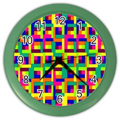 Ab 77 Color Wall Clock by ArtworkByPatrick