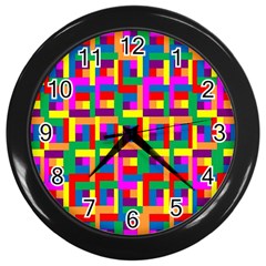 Ab 77 1 Wall Clock (black) by ArtworkByPatrick