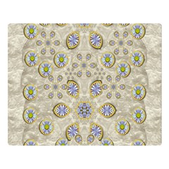 A Gift With Flowers And Bubble Wrap Double Sided Flano Blanket (large)  by pepitasart