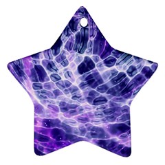 Abstract Space Star Ornament (two Sides)