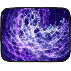 Abstract Space Fleece Blanket (mini) by HermanTelo