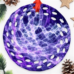 Abstract Space Round Filigree Ornament (two Sides)