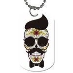 Mustache Man Dog Tag (One Side) Front