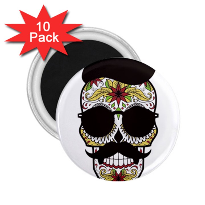 Mustache Man 2.25  Magnets (10 pack) 