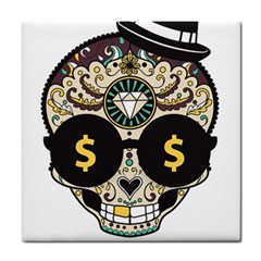 Big Money Head Tile Coaster