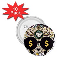 Big Money Head 1 75  Buttons (10 Pack) by merchvalley